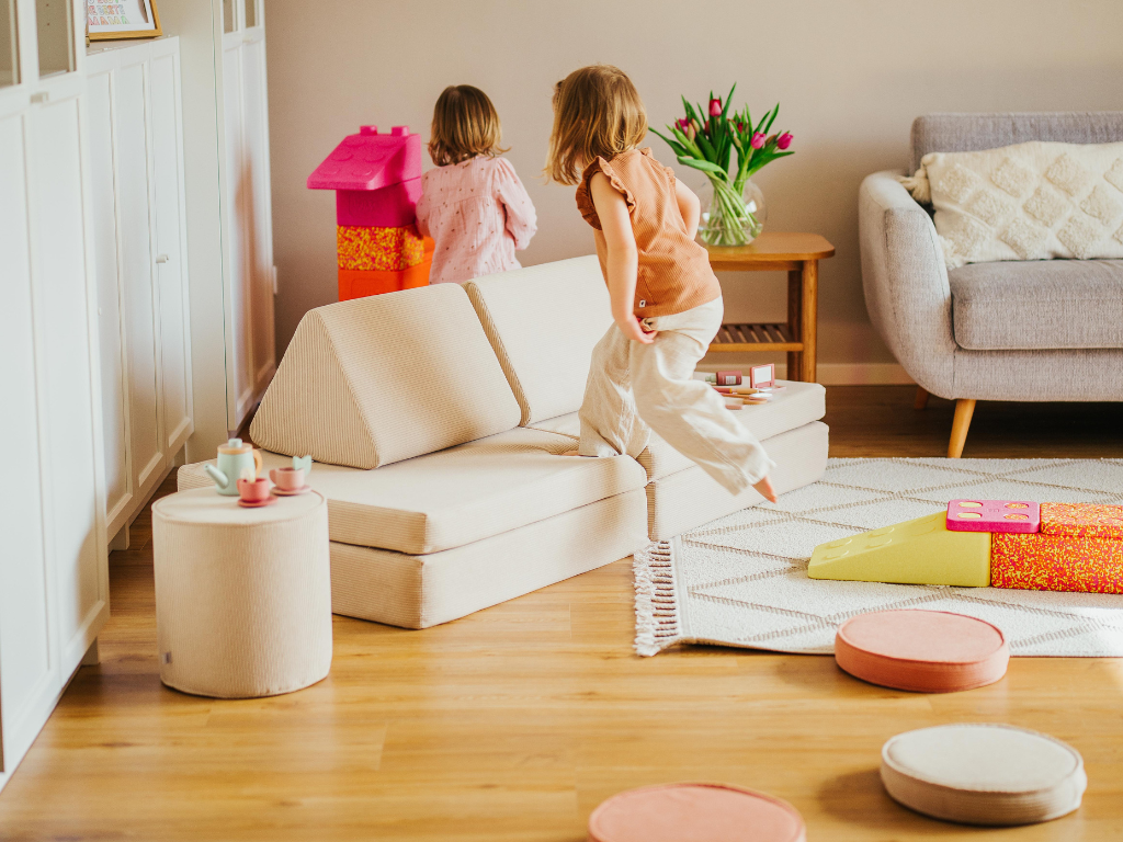 Spielsofa für Kinder fördert Bewegung