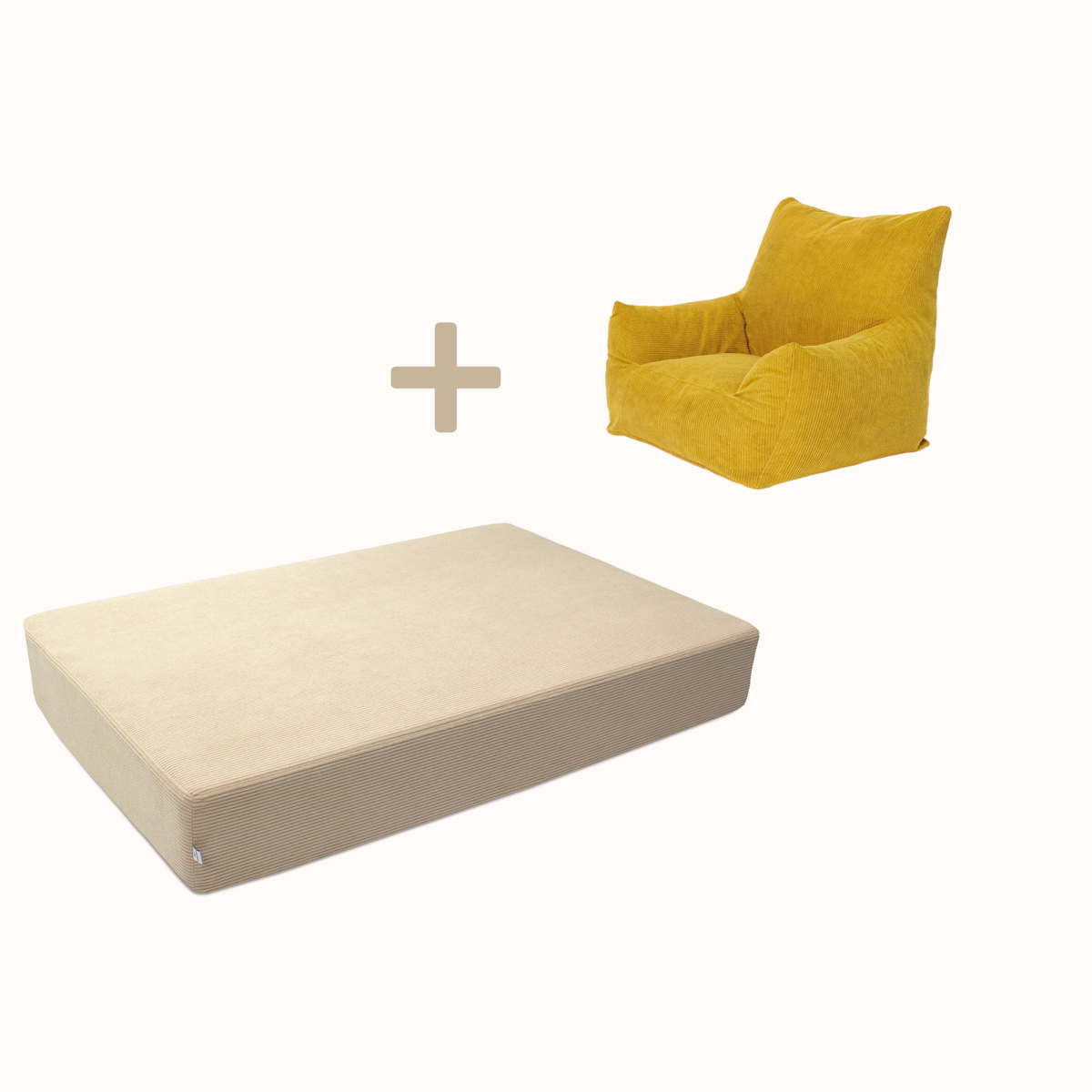 Bundle Hüpfpolster & Kindersessel Cord