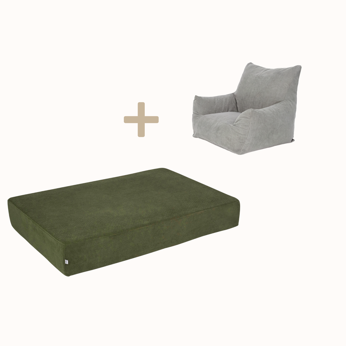 Bundle Hüpfpolster & Kindersessel Cord