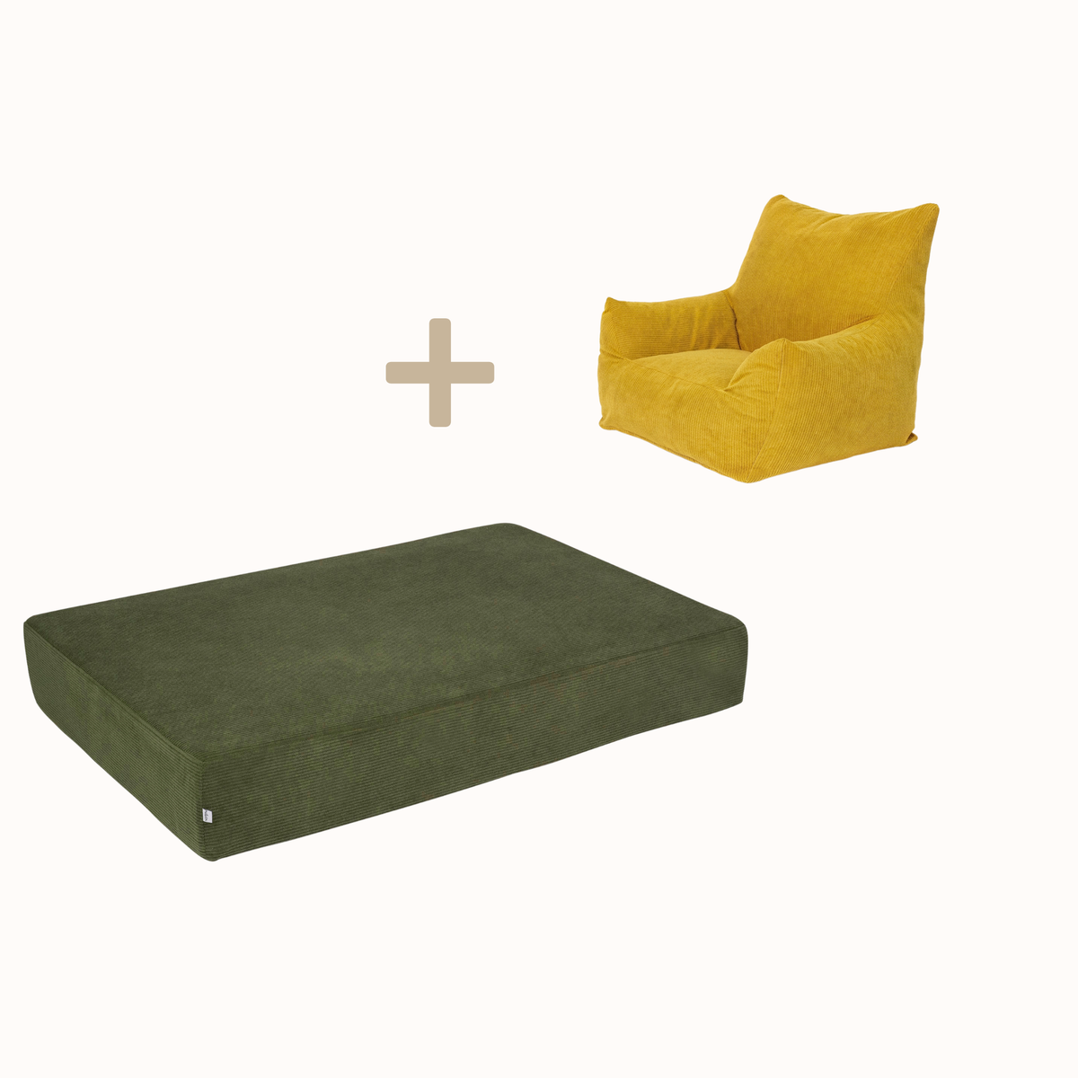 Bundle Hüpfpolster & Kindersessel Cord