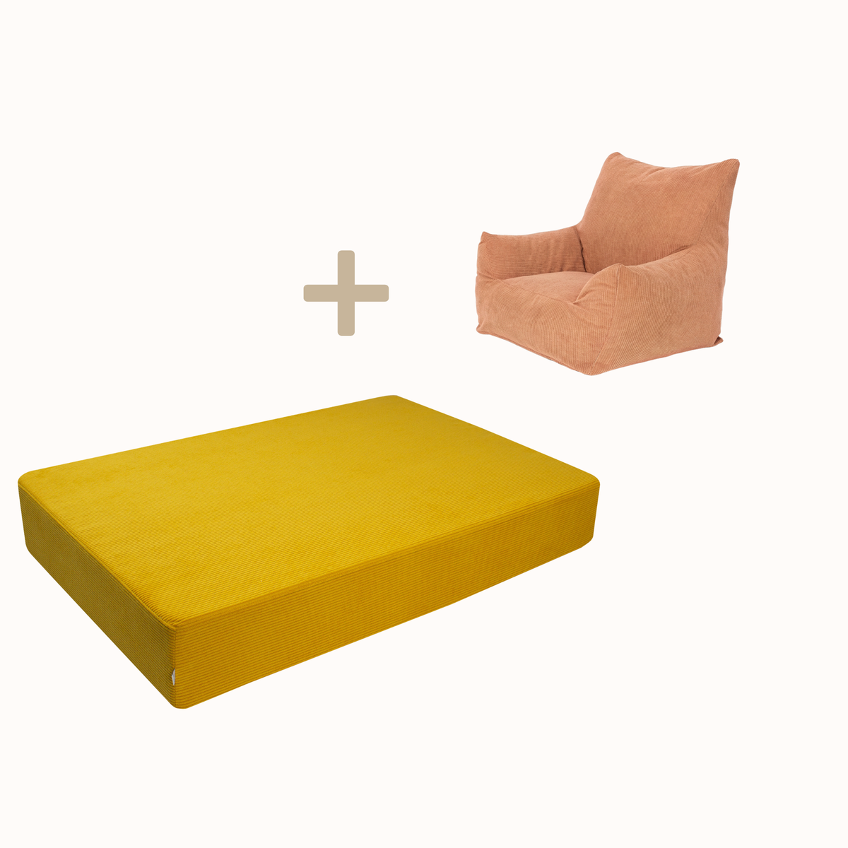 Bundle Hüpfpolster & Kindersessel Cord