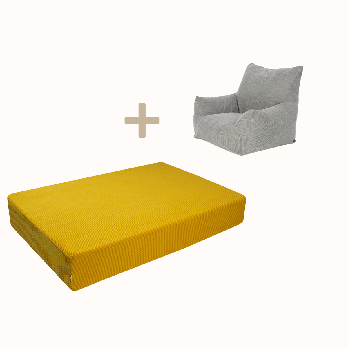 Bundle Hüpfpolster & Kindersessel Cord