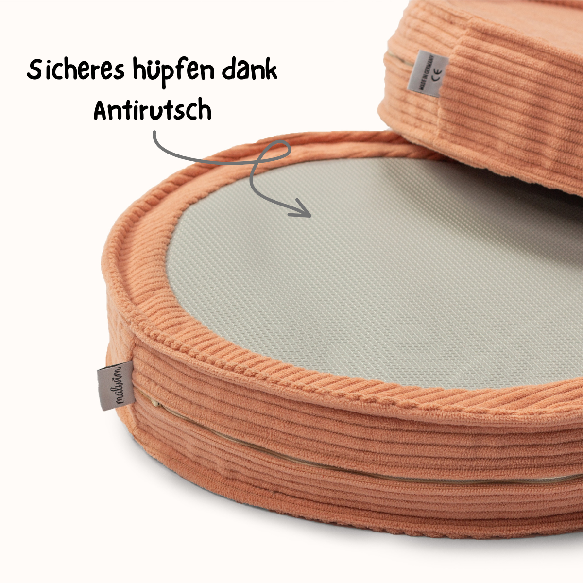 Hüpfsteine Loopis Cord – 6er Set
