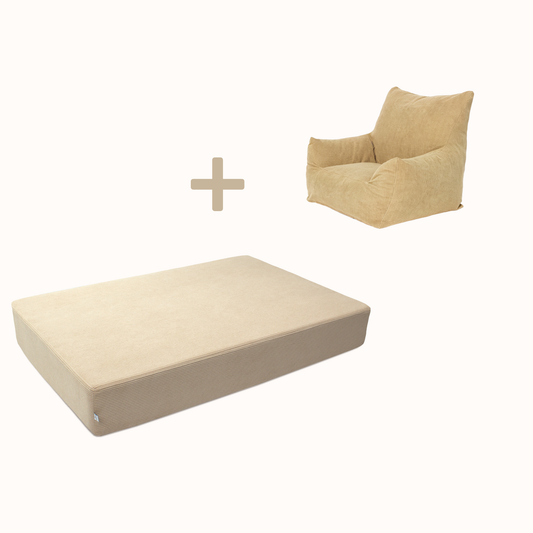 Bundle Hüpfpolster & Kindersessel Cord