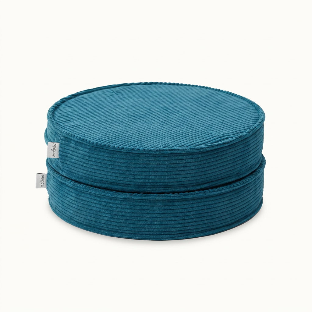 Loopis Cord 2er Set aus azurblauem Cord für Kinder – handgefertigt und OEKO-TEX zertifiziert – malwim